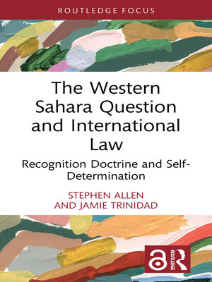 cover image of The Western Sahara Question and International Law